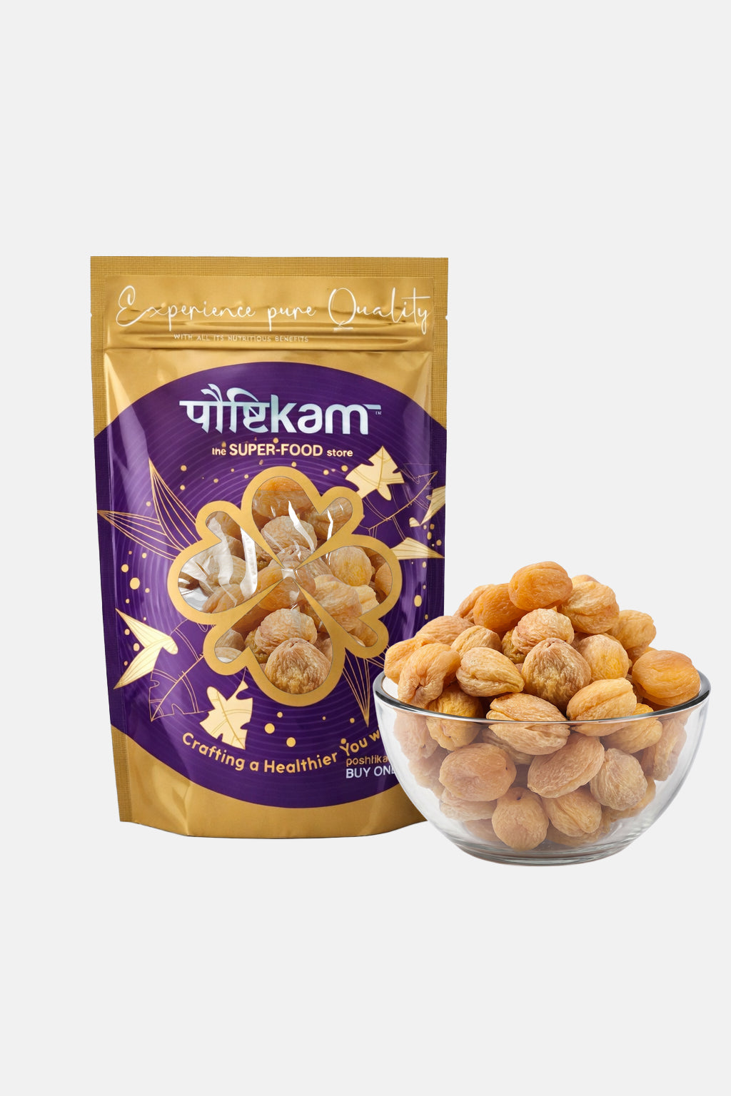 Poshtikam Dried Apricot Big 250gm