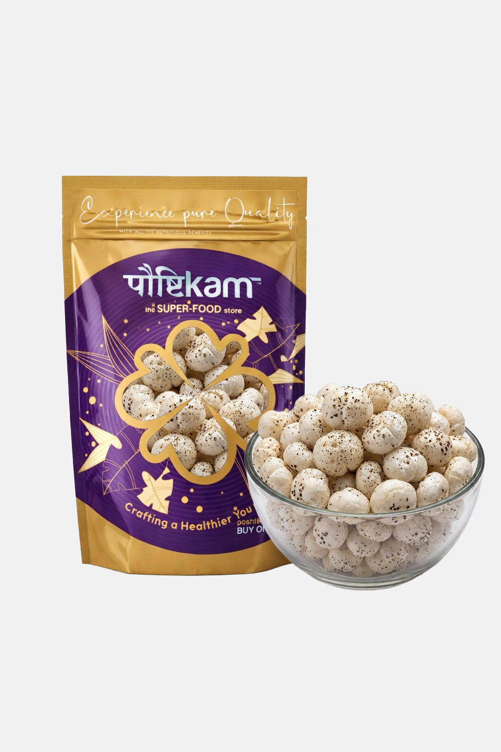 Poshtikam Makhana (Foxnut) Black Pepper