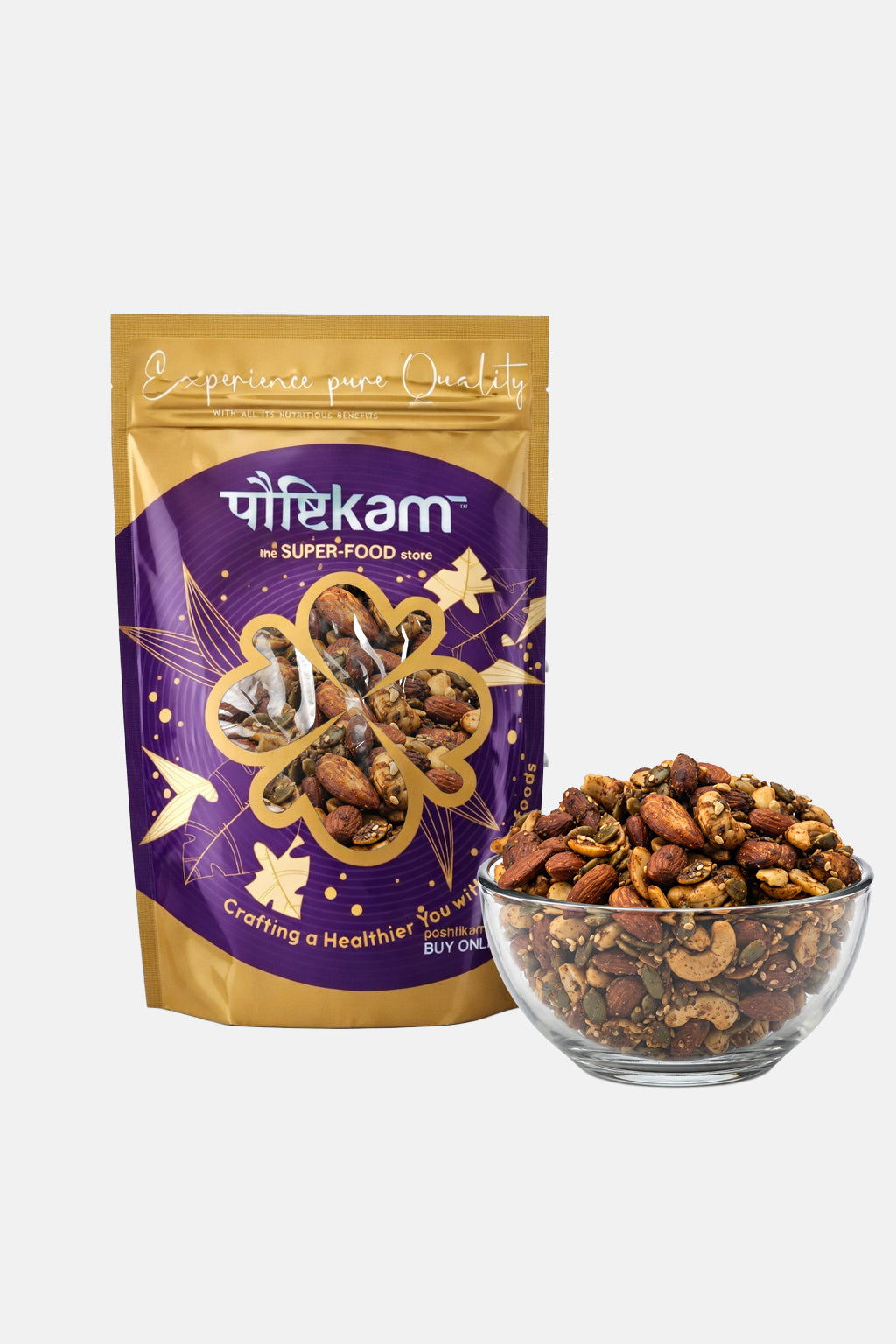Poshtikam Dates N Curry Leaf Nut Mix