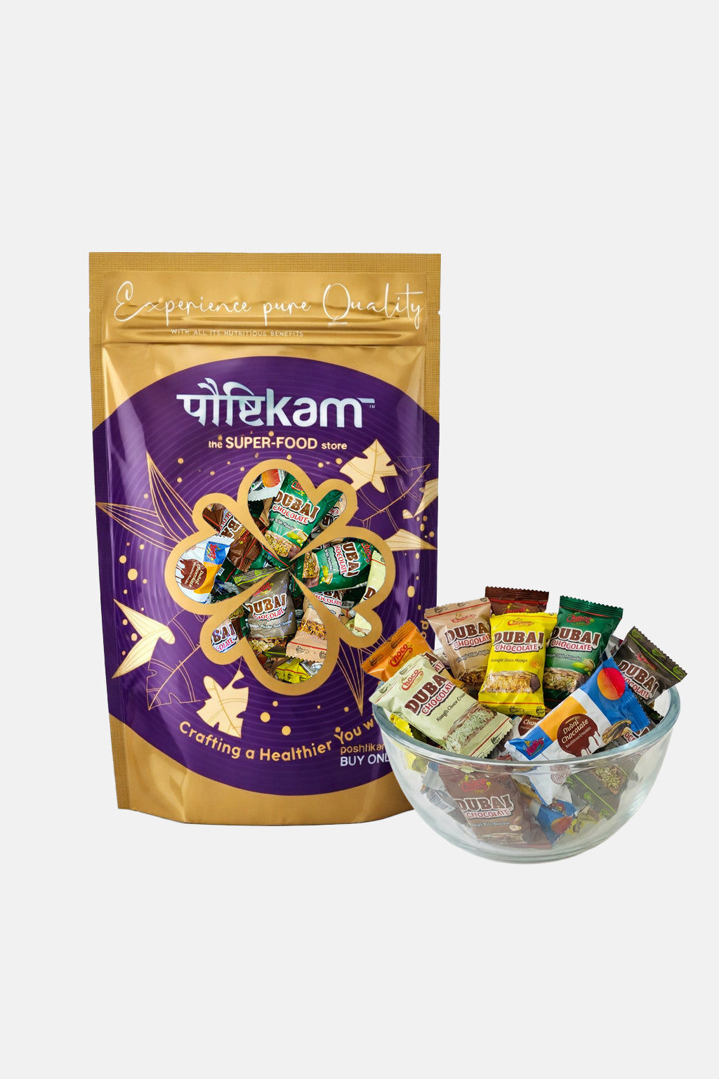 Poshtikam Dubai Kunafa Chocolates
