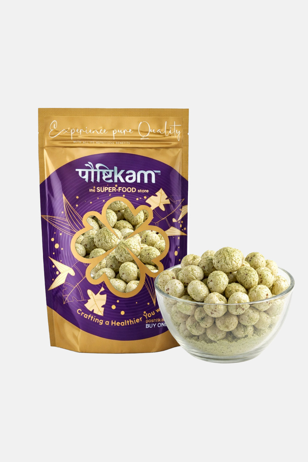 Poshtikam Lemon Pudina Makhana (Foxnut)